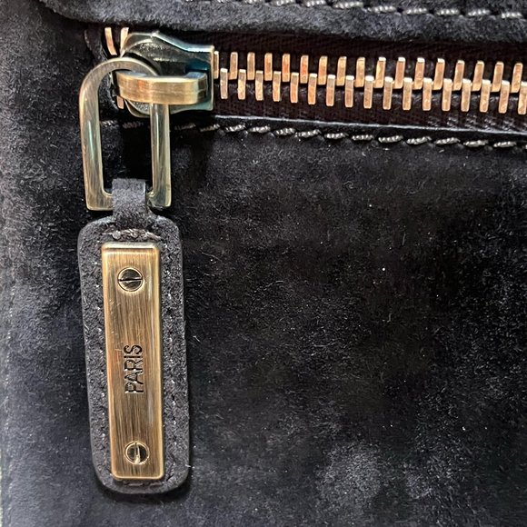 Roger Vivier Metro Shoulder Bag in brown suede - Picture 8 of 8